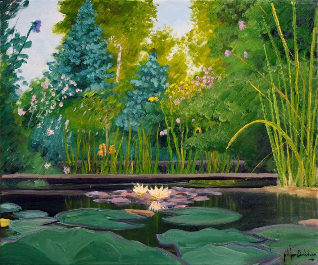 peinture à l'huile impressionnisme jardin hauts de france picardie
