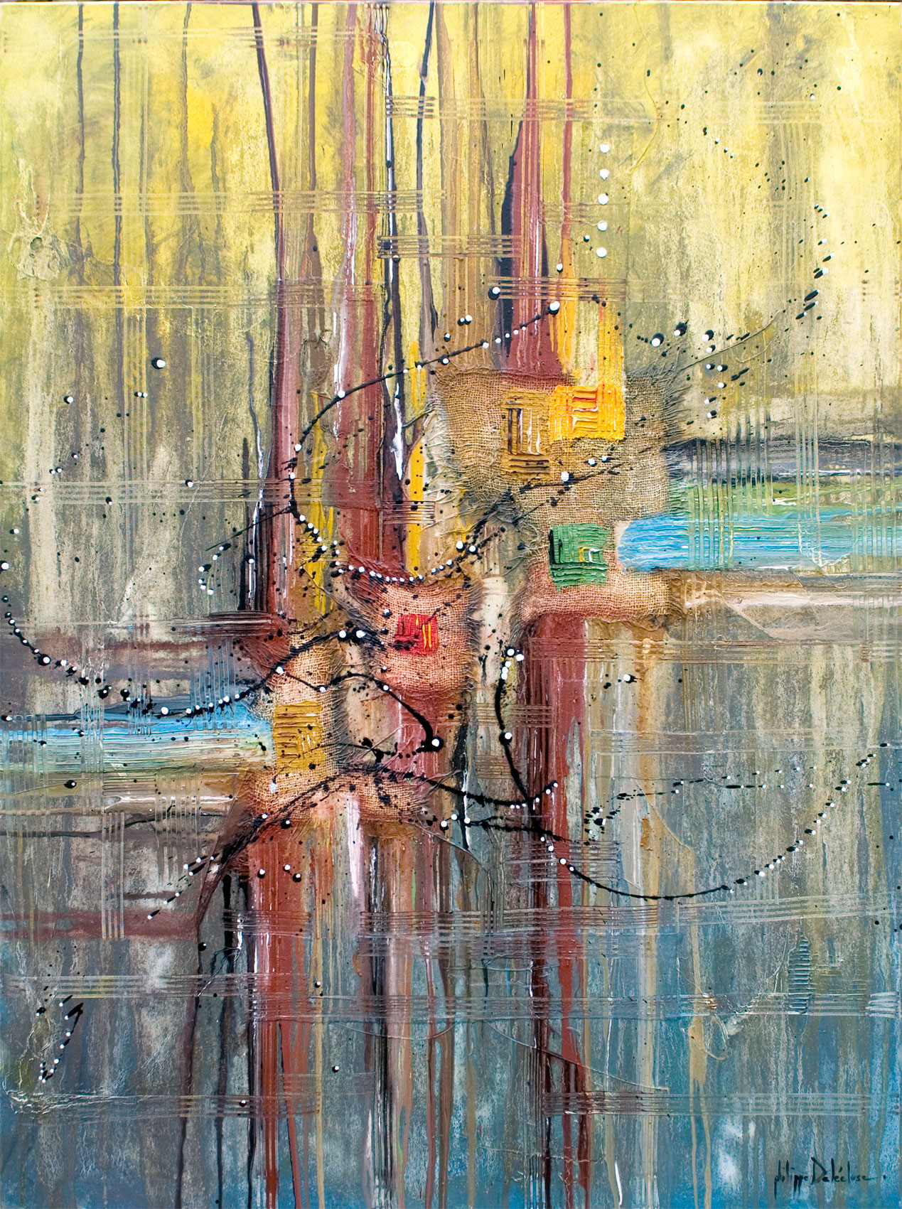 peinture à l'huile art abstrait